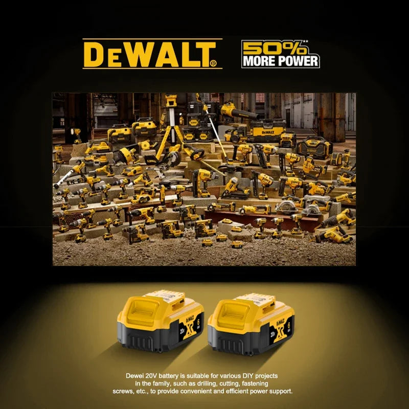 Power original DEWALT 5AH 6AH 9AH DCB609 18V 20V 60V lithium-ion battery for Dewalt DCB204 DCB205 DCB184 DCB206 DCB609 DCB200