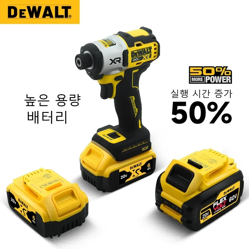 Power original DEWALT 5AH 6AH 9AH DCB609 18V 20V 60V lithium-ion battery for Dewalt DCB204 DCB205 DCB184 DCB206 DCB609 DCB200