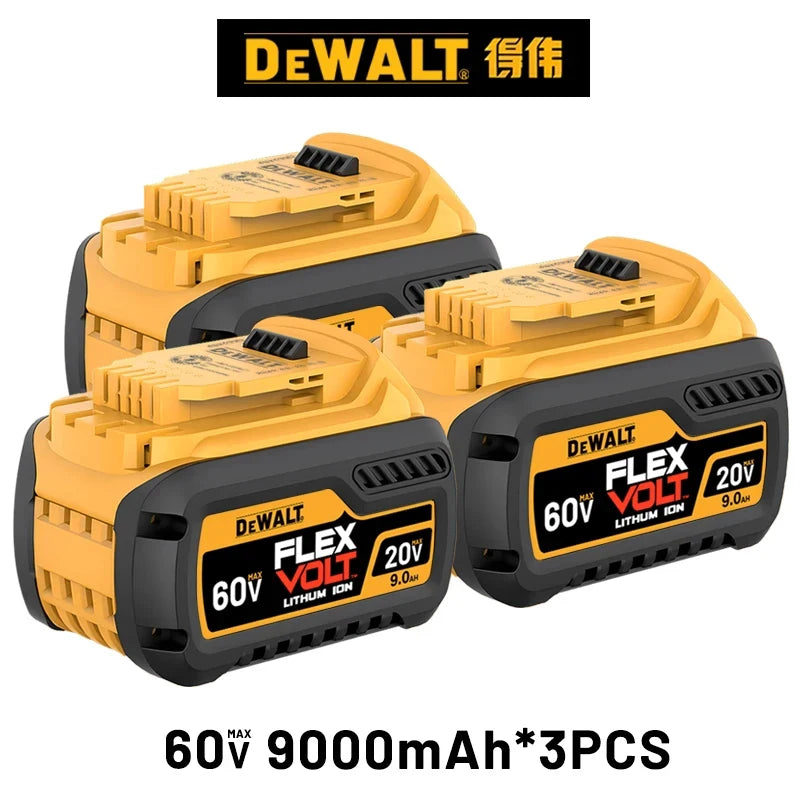 Power original DEWALT 5AH 6AH 9AH DCB609 18V 20V 60V lithium-ion battery for Dewalt DCB204 DCB205 DCB184 DCB206 DCB609 DCB200