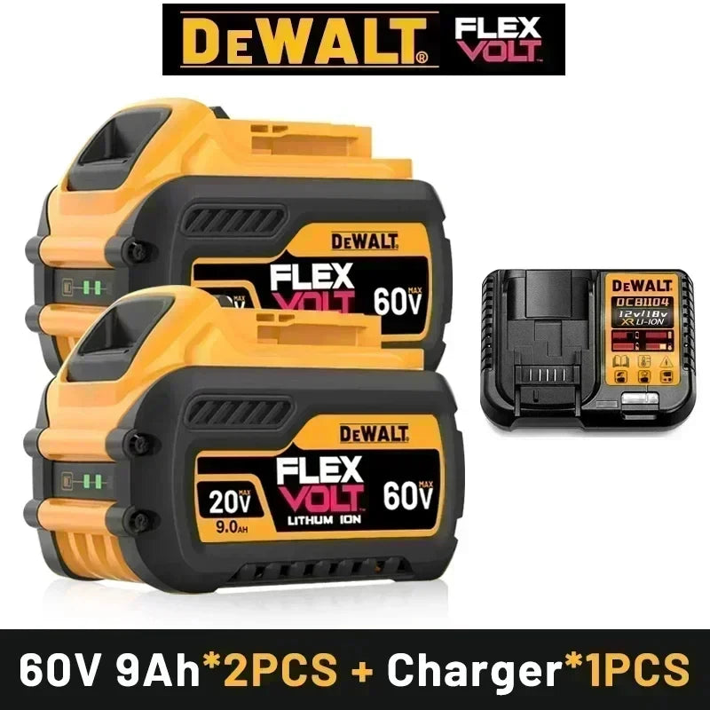 Power original DEWALT 5AH 6AH 9AH DCB609 18V 20V 60V lithium-ion battery for Dewalt DCB204 DCB205 DCB184 DCB206 DCB609 DCB200
